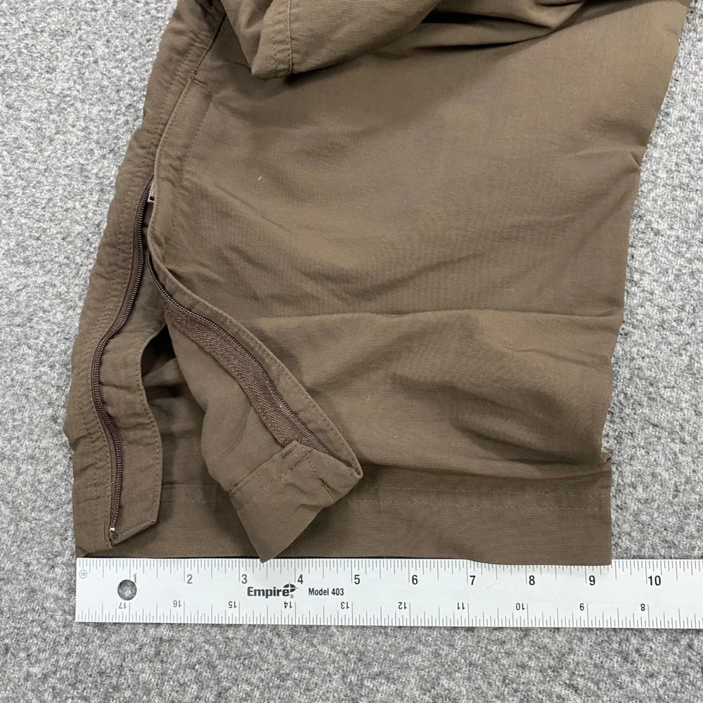 VTG The North Face Pants Mens XL A146 Brown Convertible Cargo Hiking Excellent